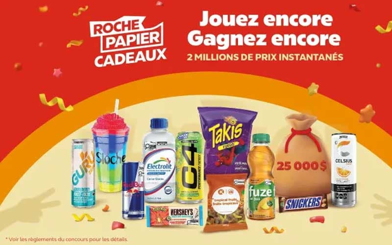 Tentez votre chance de gagner 25 000 $ en espèces avec Couche-Tard !