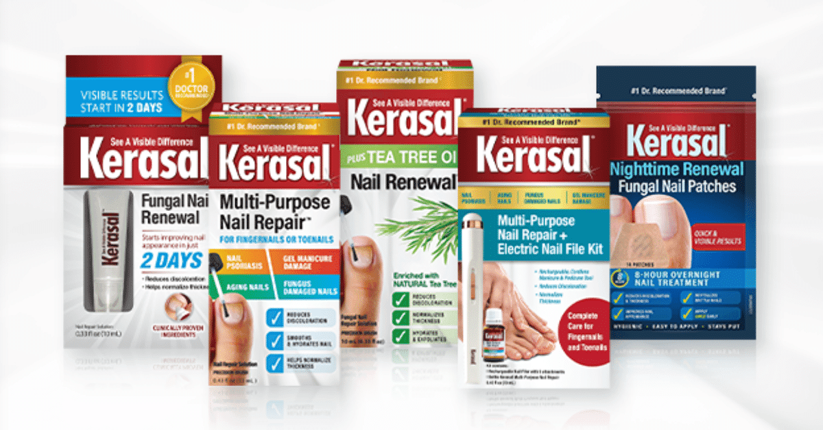 Obtenez un kit de réparation des ongles Kerasal gratuitement