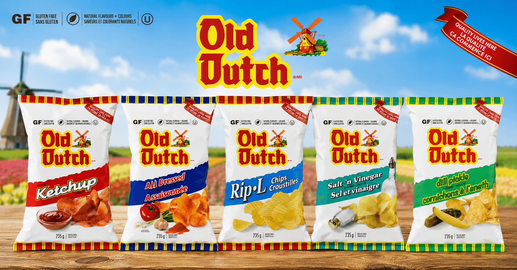 Découvrez les saveurs Old Dutch et gagnez des croustilles