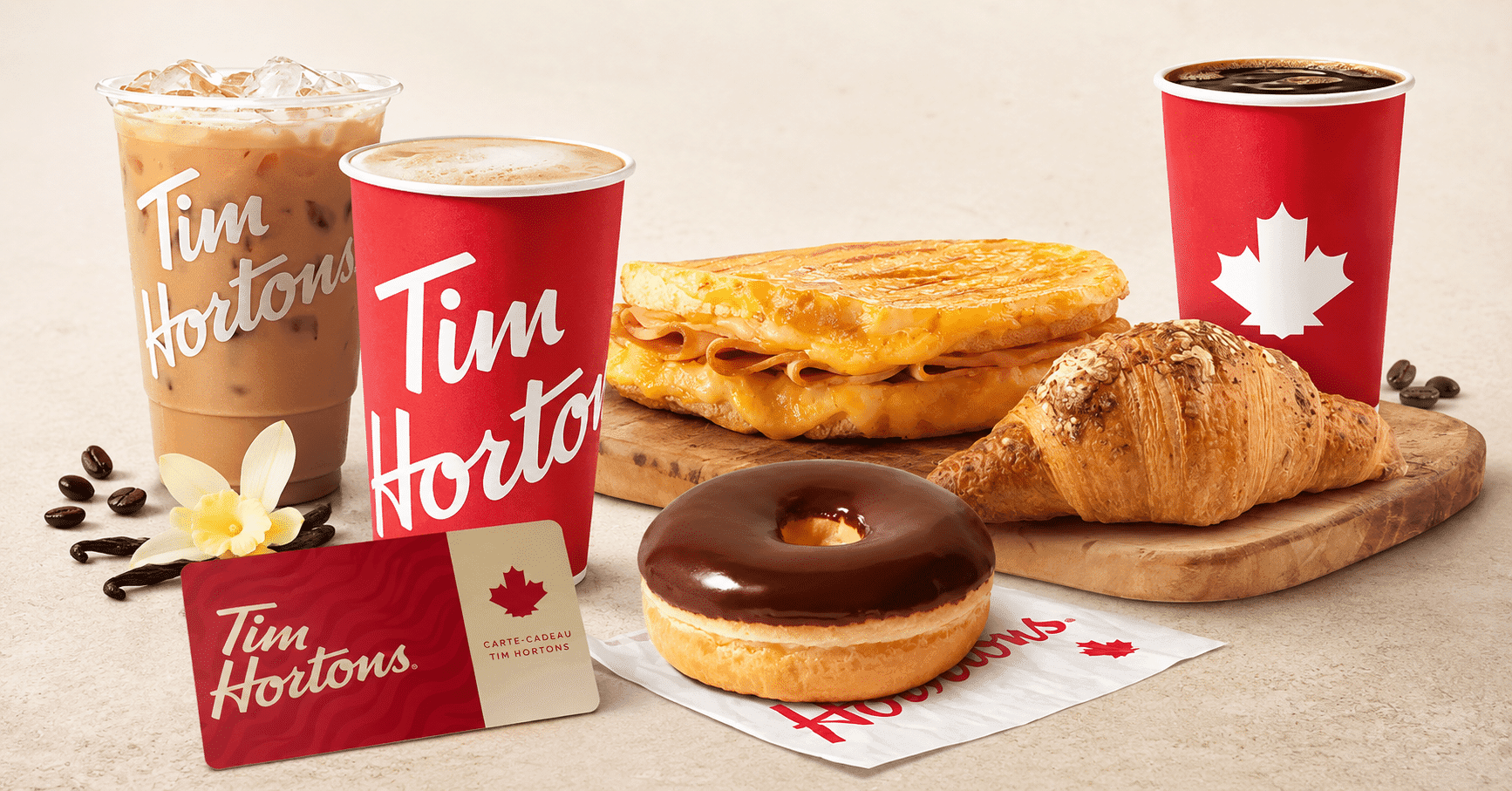 Tentez votre chance pour une carte-cadeau Tim Hortons de 25 $