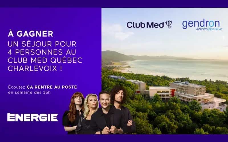 Répondez au Quiz pour gagner un séjour familial au Club Med Québec Charlevoix !