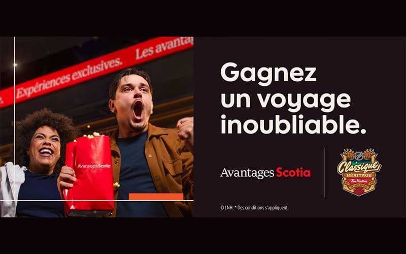 Partez à la Classique Héritage de la LNH grâce à la Banque Scotia