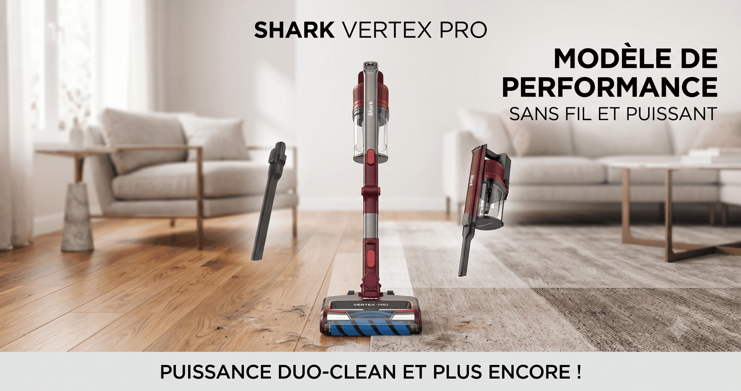 Tentez de Gagner l'Aspirateur Sans Fil Shark Vertex Pro