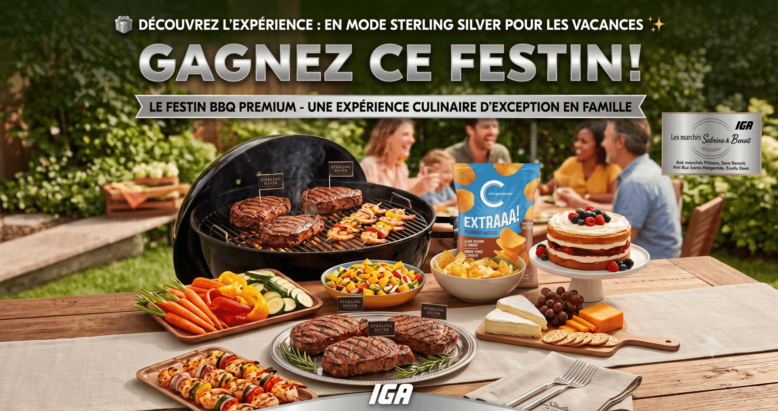 Concours : Remportez un Festin BBQ Sterling Silver pour l'Été