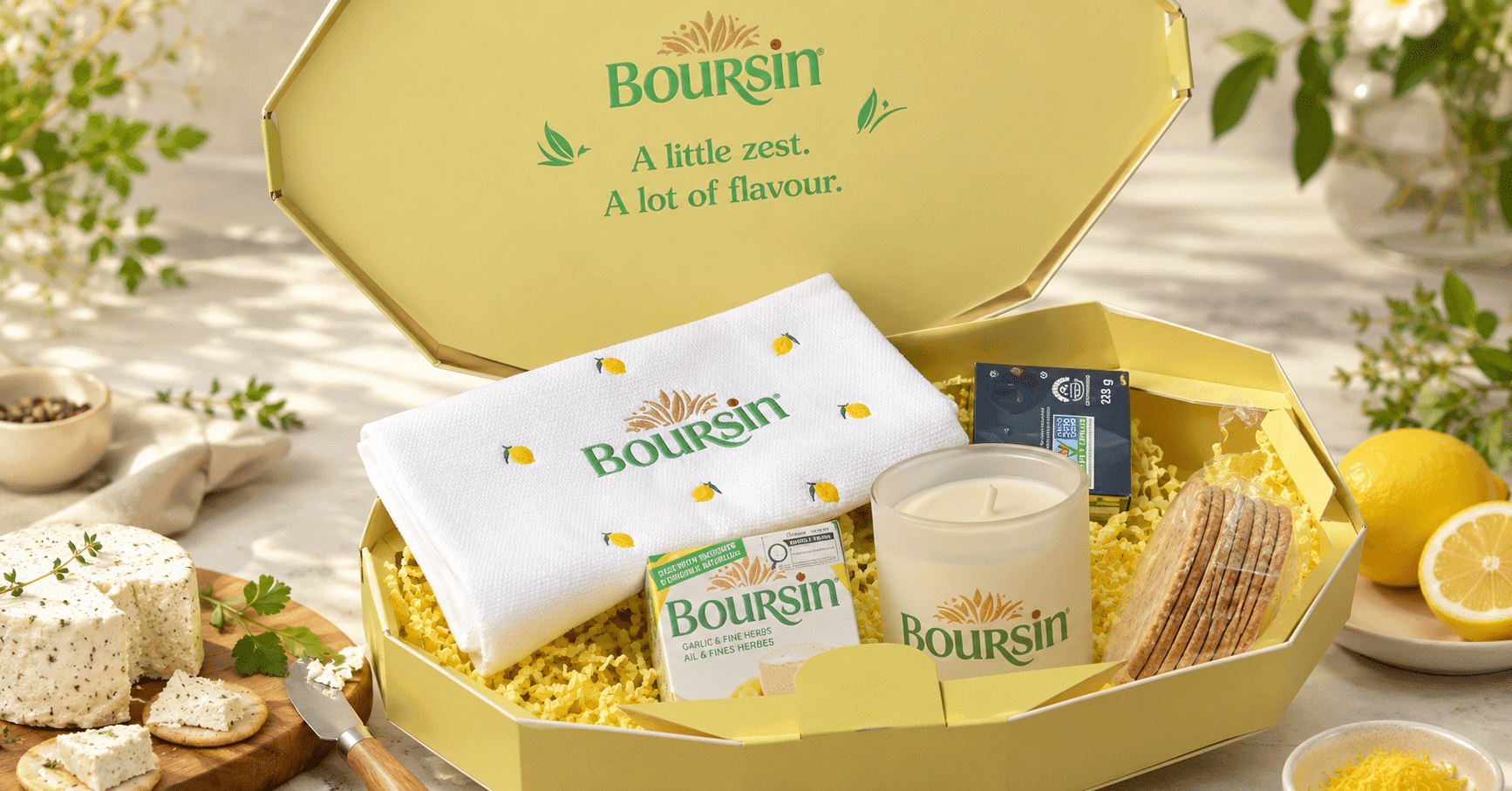 Concours Boursin : coffret Citron & Romarin à gagner
