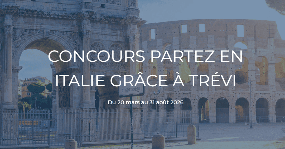 Concours : Partez en Italie avec Trévi !