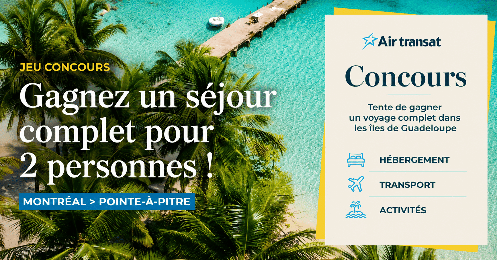 Partez à la découverte de la Guadeloupe : gagnez un séjour paradisiaque pour deux !