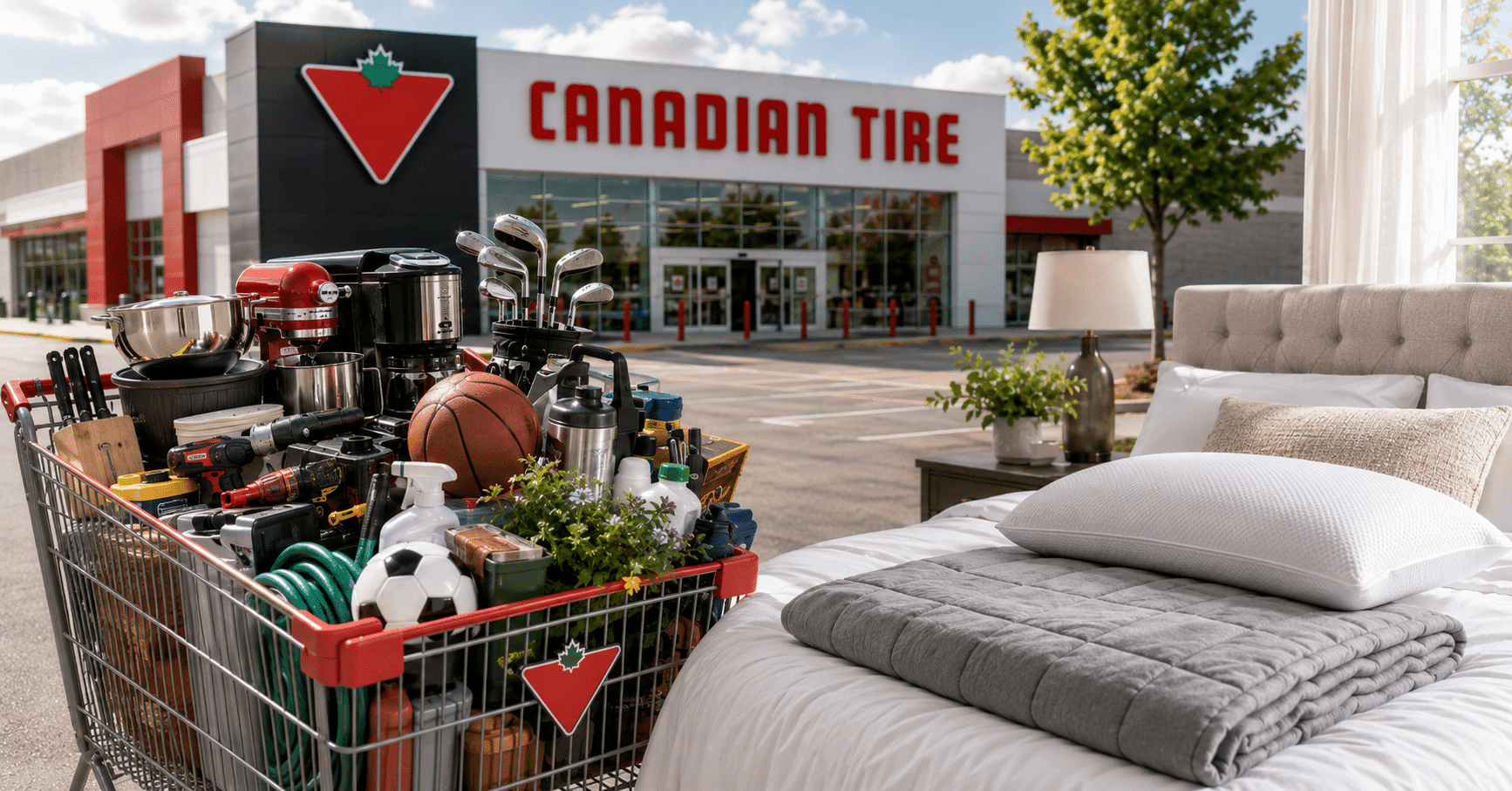 Réveillez-vous frais et dispo : gagnez un ensemble de sommeil et 500 $ chez Canadian Tire