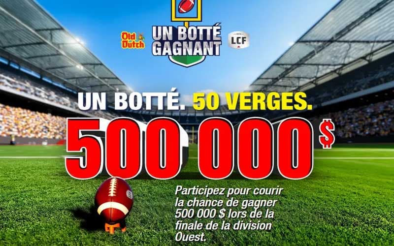Participez au concours Old Dutch pour courir la chance de remporter 500 000 $ !