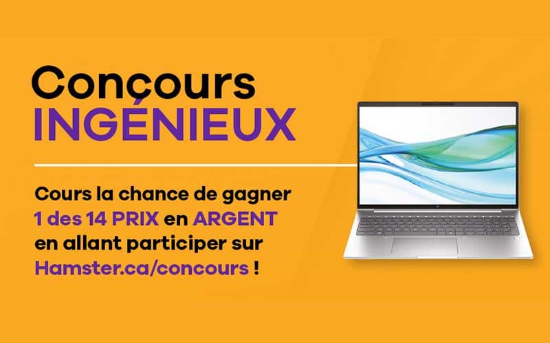 Participez au Concours Hamster Ingénieux pour gagner 1 000 $