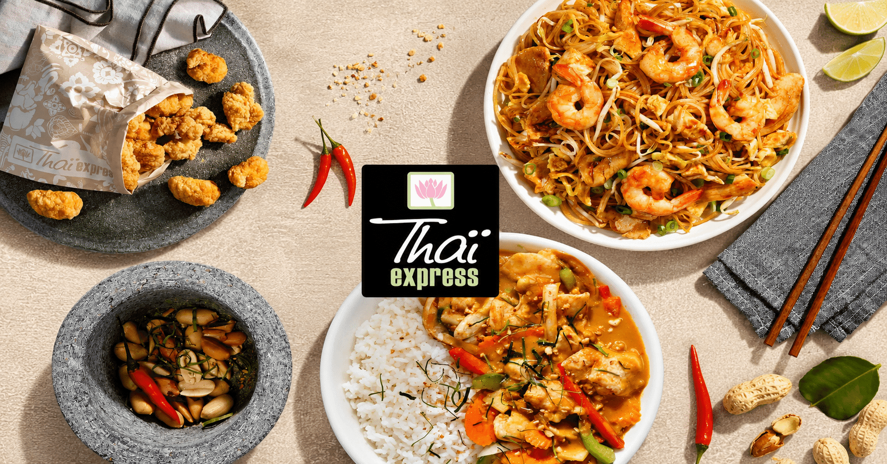 Remportez une carte-cadeau de 100 $ chez Thaï Express