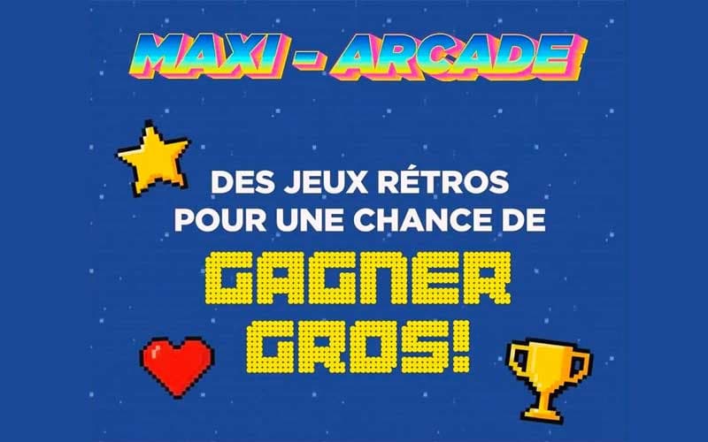 Maxi-Arcade : Tentez votre chance pour 25 millions de points PC Optimum