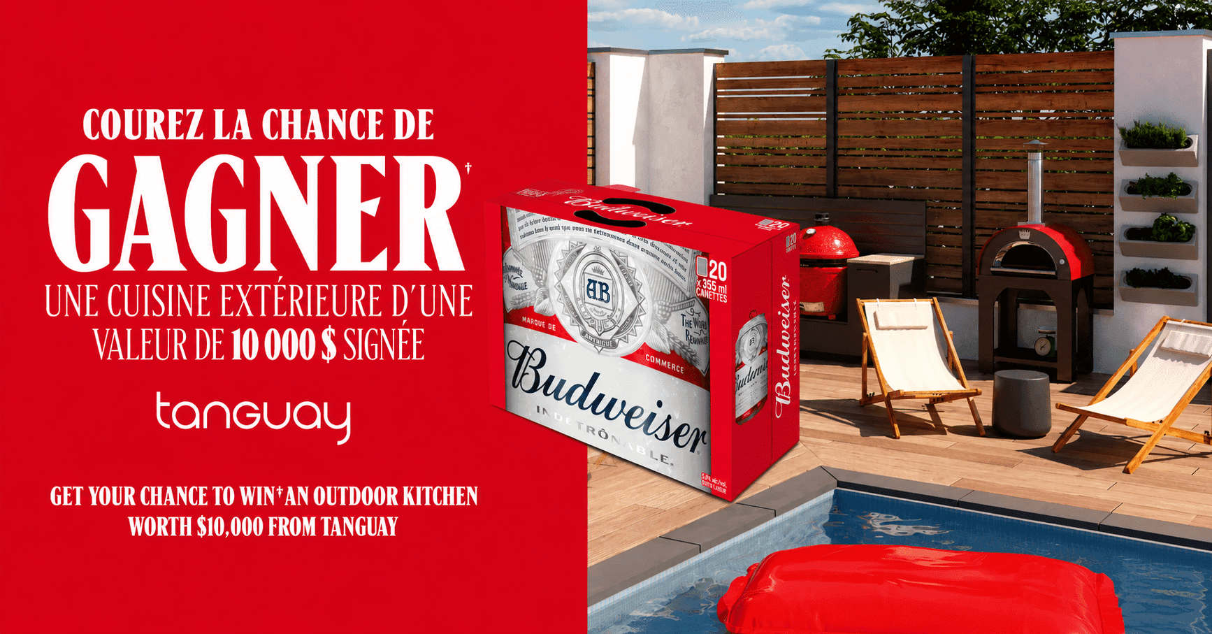Transformez votre jardin en coin repas de rêve avec une cuisine extérieure Tanguay!