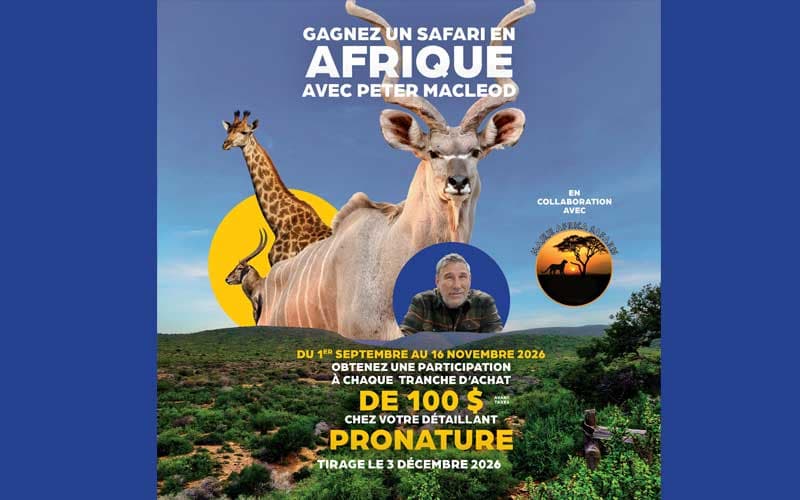 Vivez l'aventure africaine avec le concours Safari Pronature