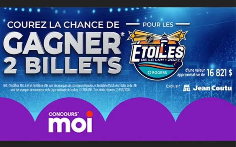 Partez au Match des étoiles grâce au concours Jean Coutu!