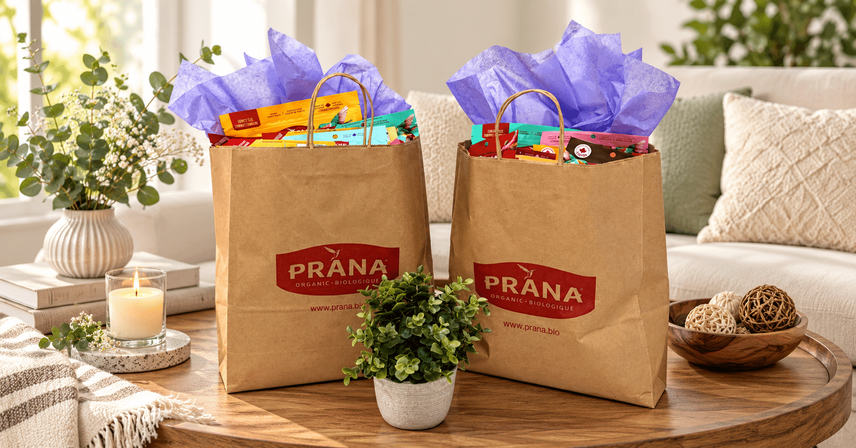 Tentez de gagner un panier cadeau PRANA chez les Marchés TAU
