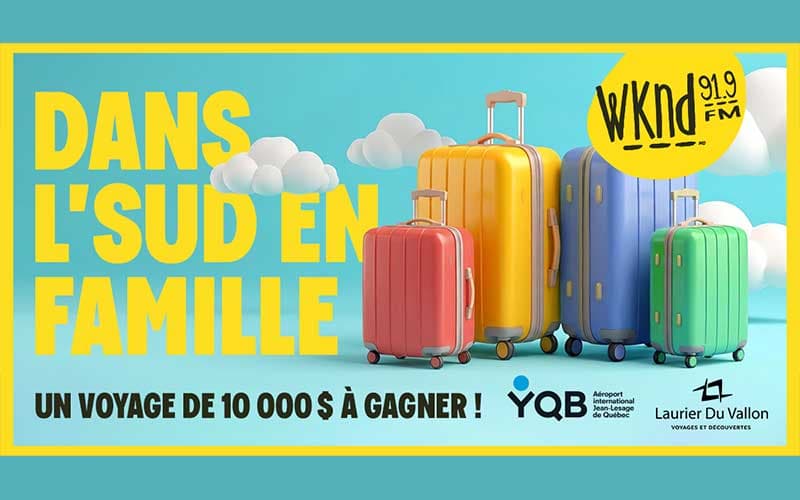 Concours : Gagnez un Crédit-Voyage de 10 000 $ avec WKND et Voyages Laurier Du Vallon