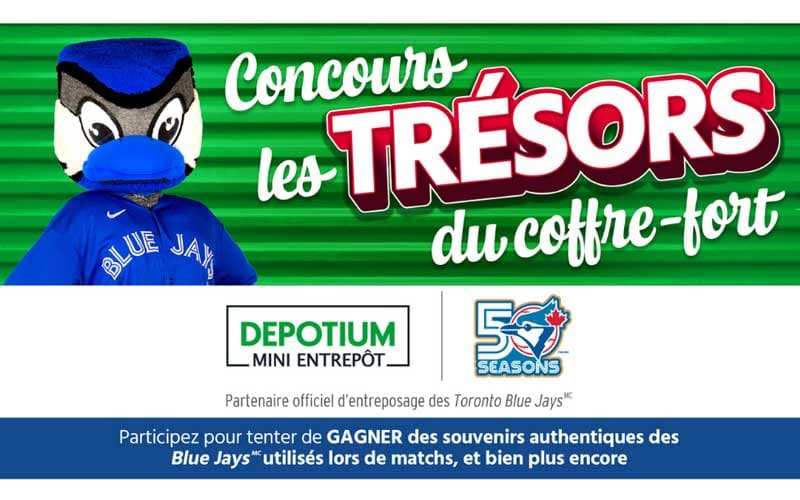 Gagnez des souvenirs exclusifs des Blue Jays d'une valeur de 9 000 $