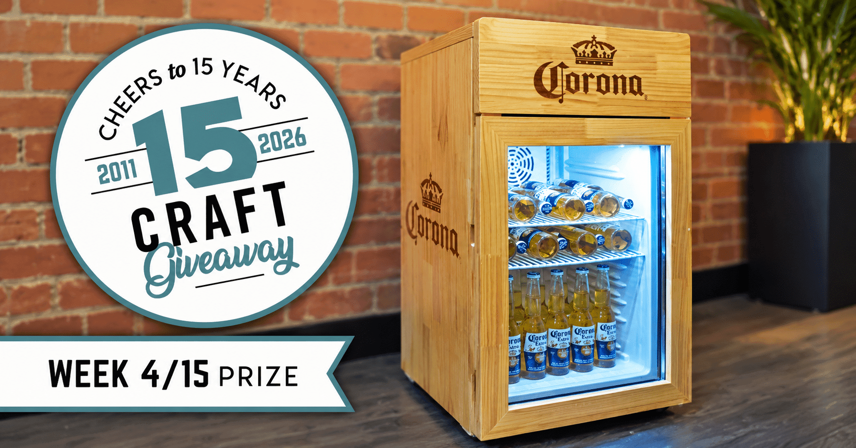 Tentez de gagner un réfrigérateur Corona pour votre espace détente