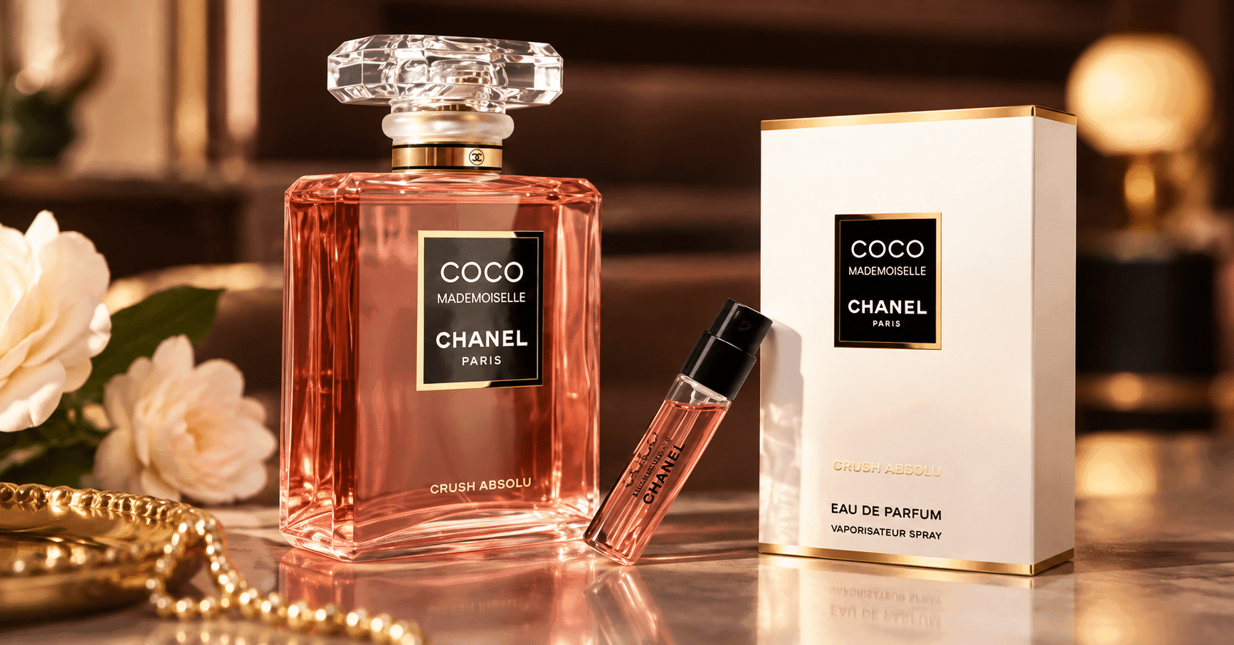 Découvrez le nouveau Parfum COCO MADEMOISELLE CRUSH ABSOLU de CHANEL gratuitement