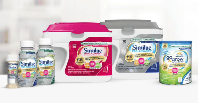 Rejoignez le Club Similac et recevez 300$ en échantillons gratuits