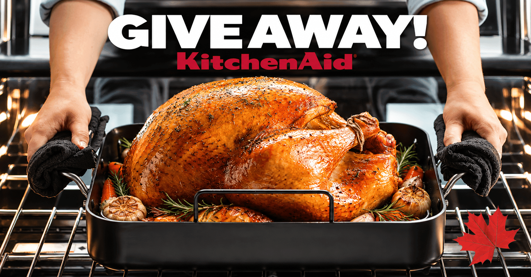 Tentez votre chance de gagner une rôtissoire KitchenAid pour l'Action de grâce !
