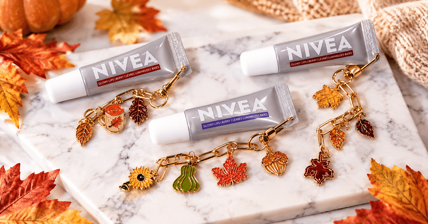 Remportez un baume à lèvres NIVEA pour l'automne !