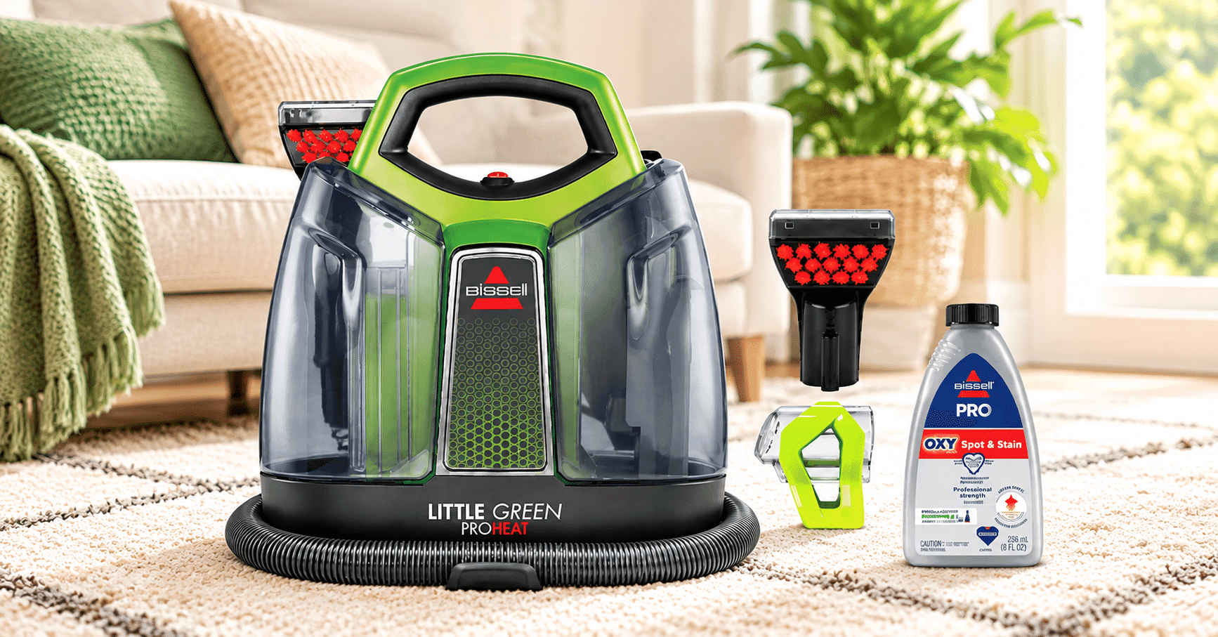 Tentez votre chance pour gagner le détacheur BISSELL Little Green ProHeat !