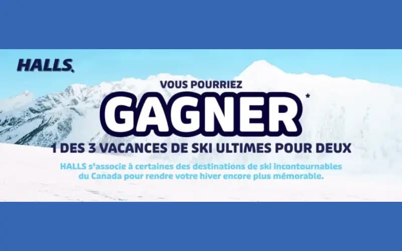 Tentez de gagner des vacances de ski de rêve au Canada