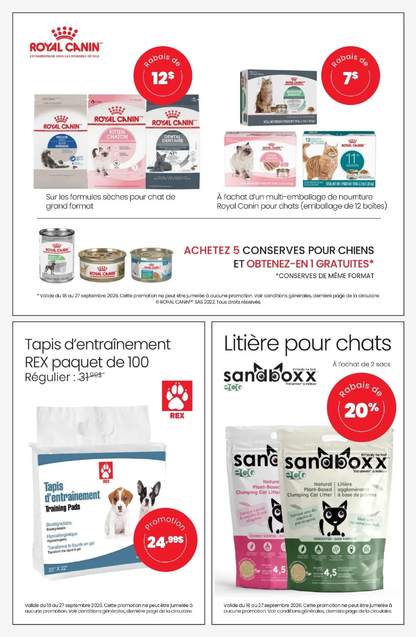 Page 2 de la circulaire Animo Etc.