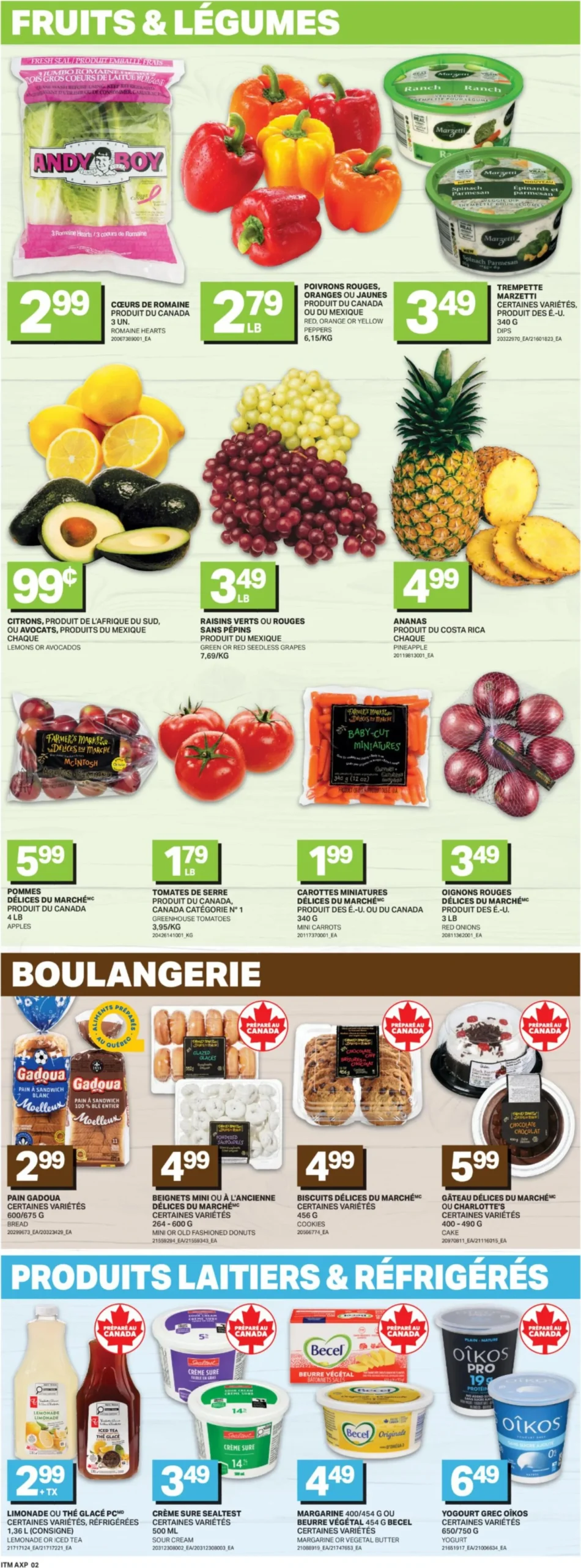 Page 4 de la circulaire Axep