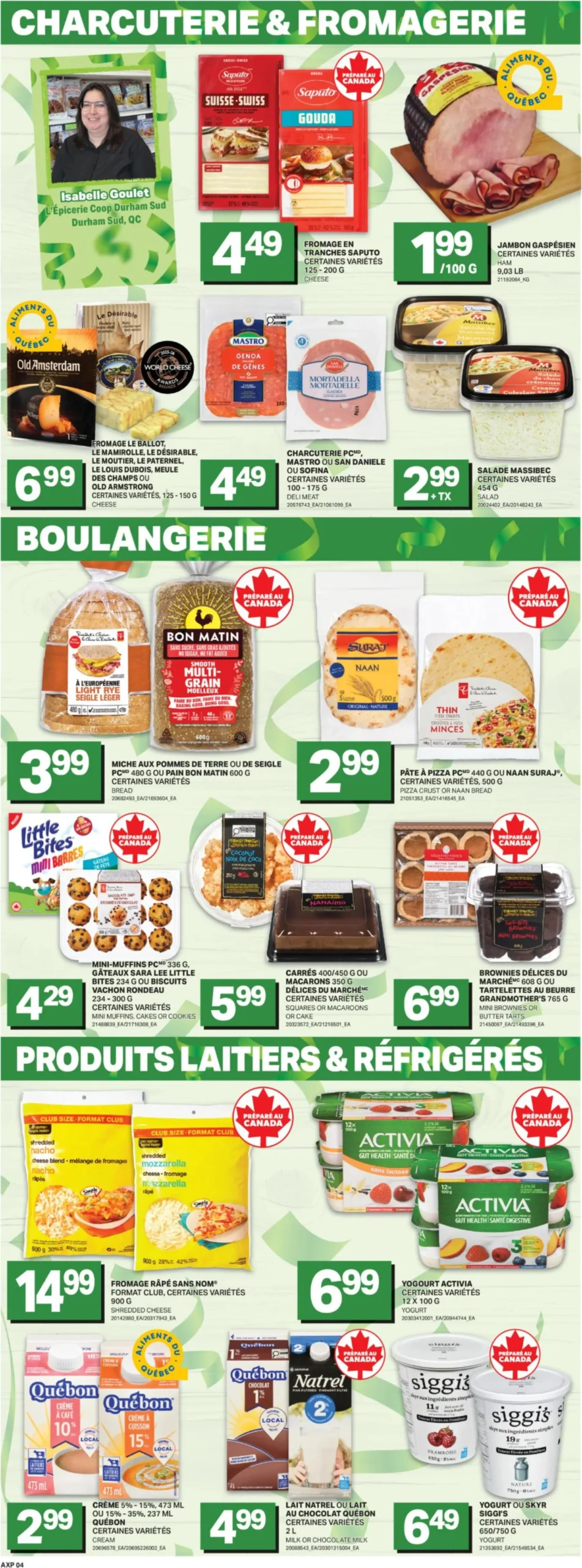 Page 5 de la circulaire Axep