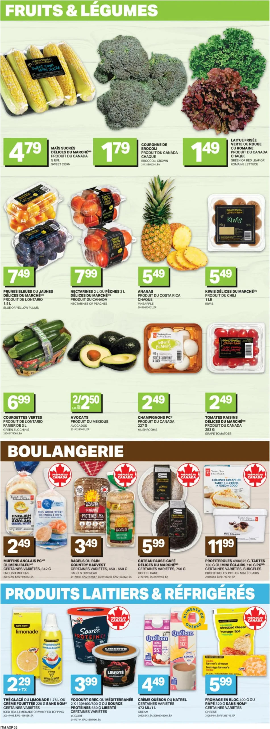 Page 3 de la circulaire Axep