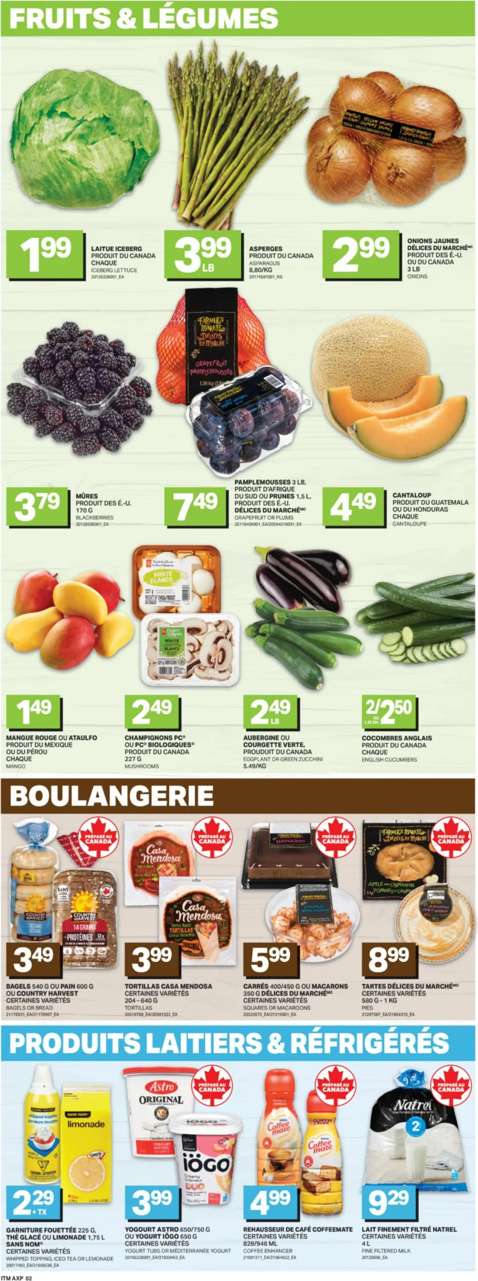 Page 4 de la circulaire Axep