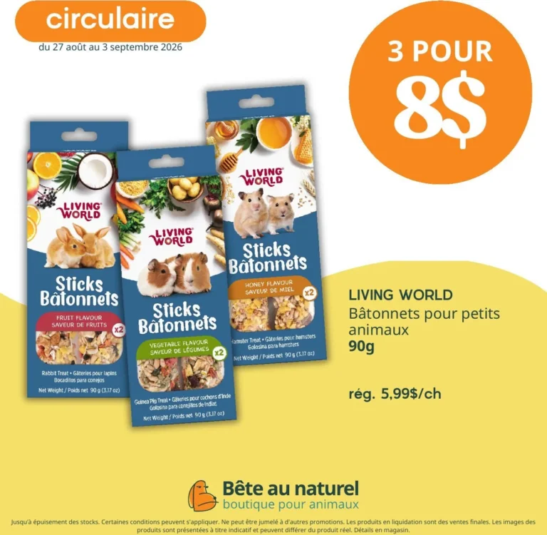 Page 2 de la circulaire Bête Au Naturel