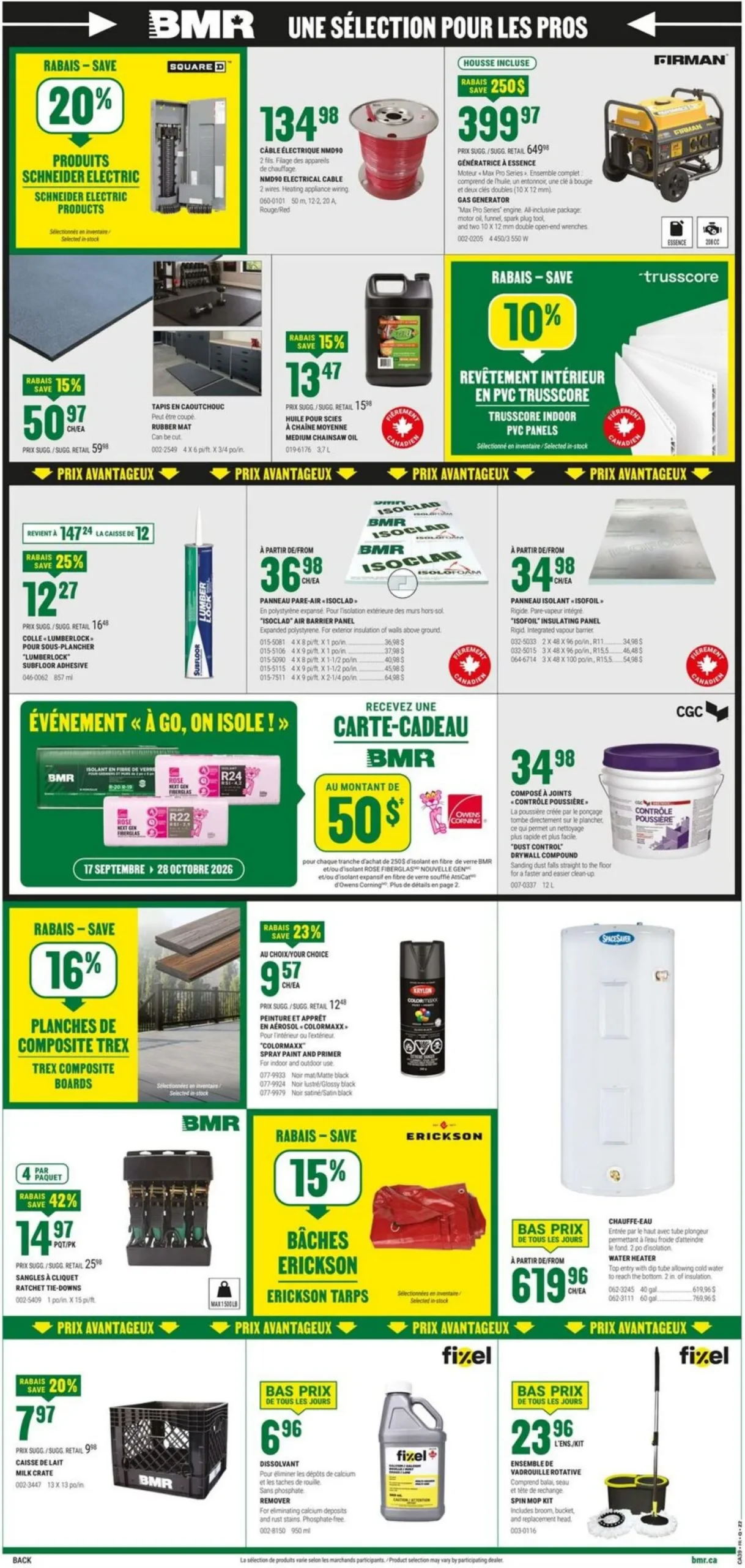 Page 2 de la circulaire BMR