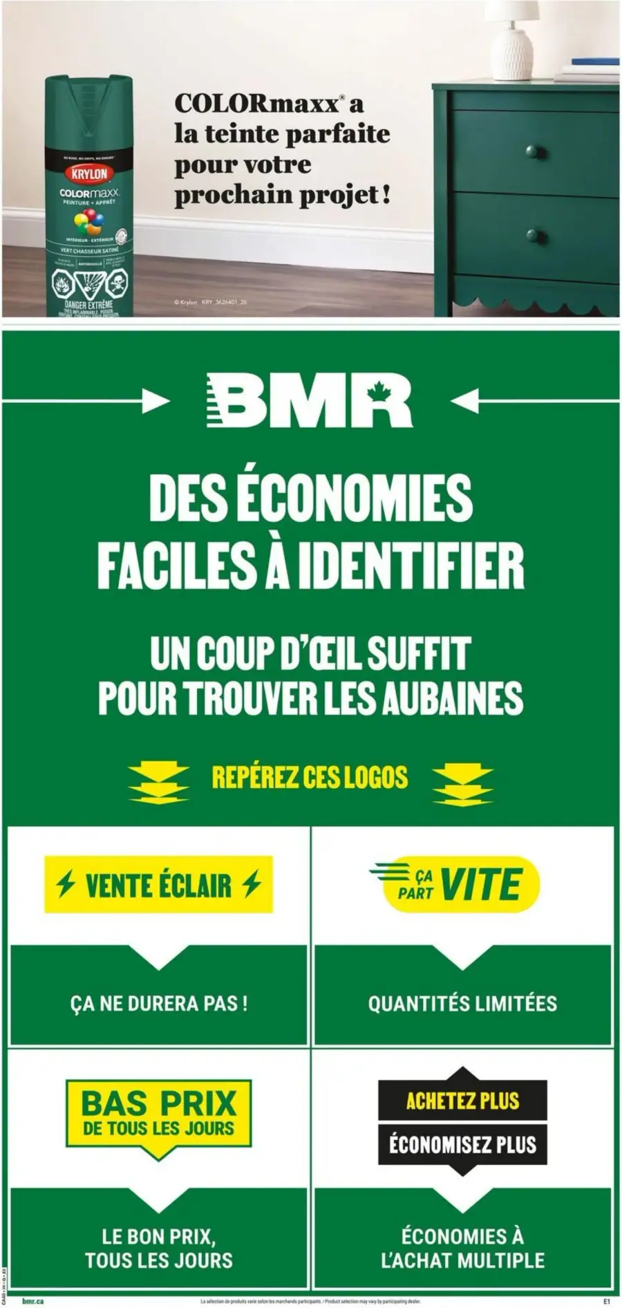 Page 5 de la circulaire BMR