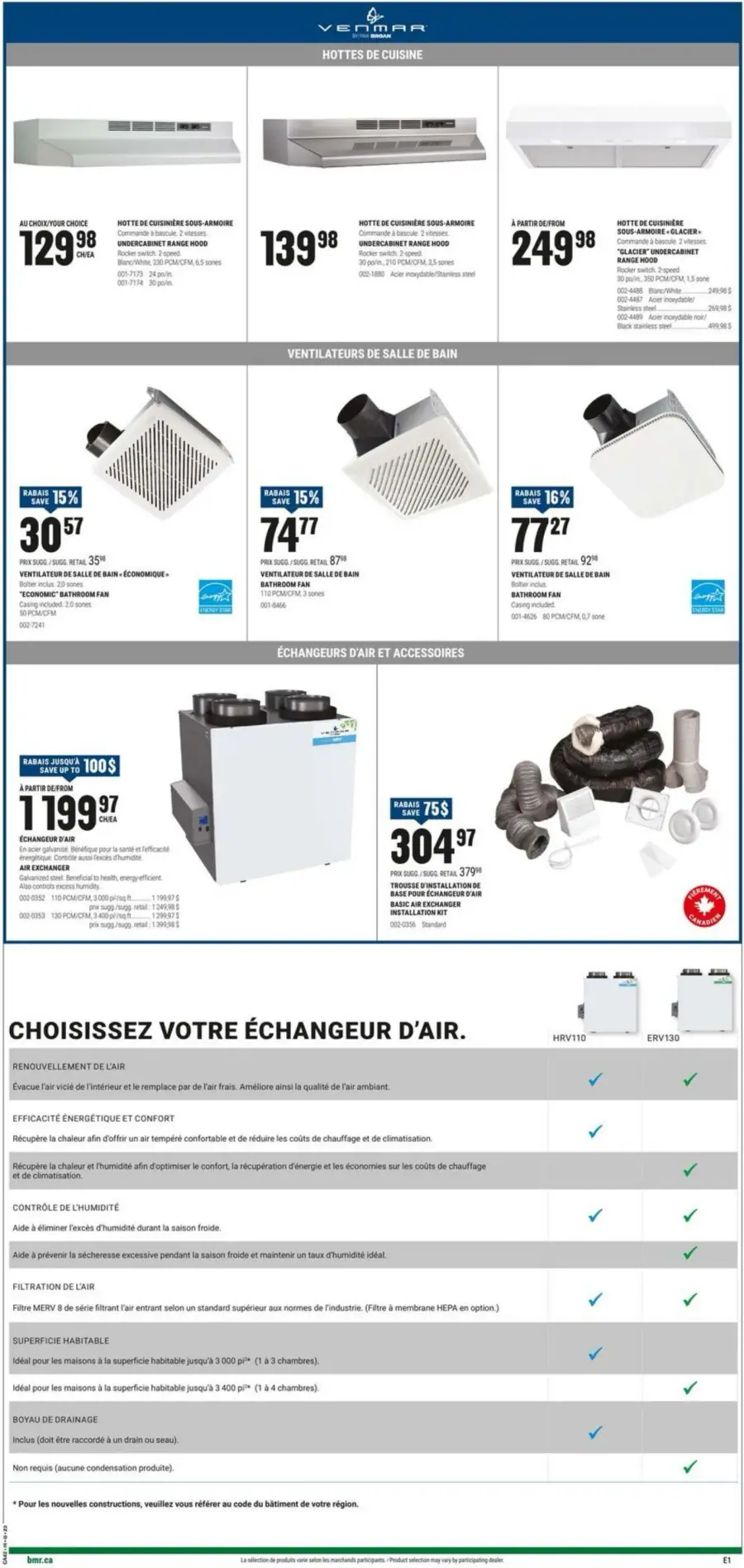 Page 5 de la circulaire BMR