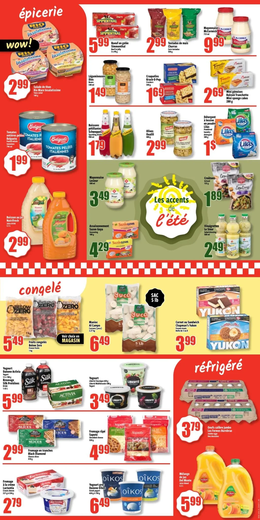 Page 2 de la circulaire Bonanza Lalumière
