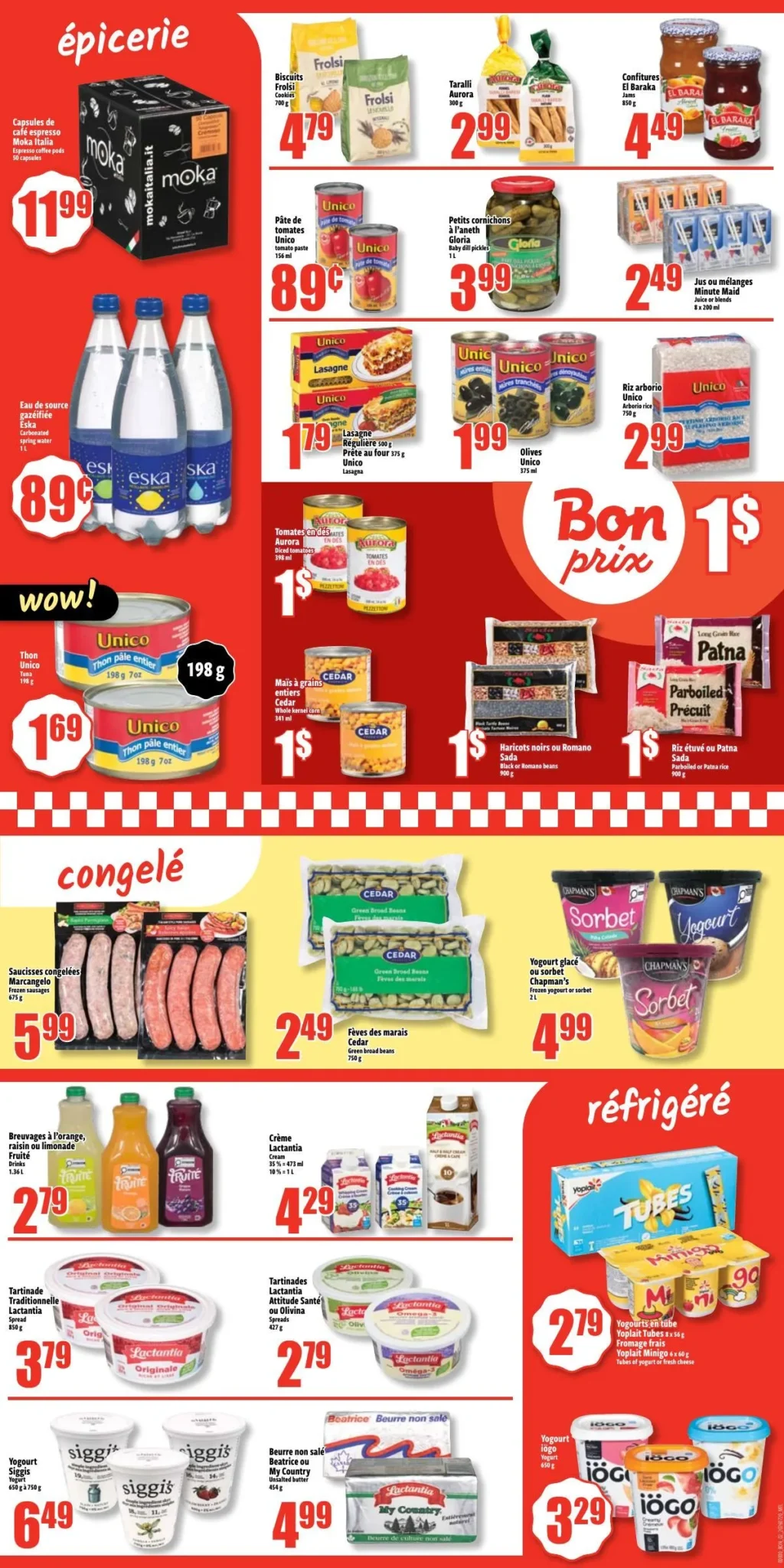 Page 2 de la circulaire Bonanza Lalumière