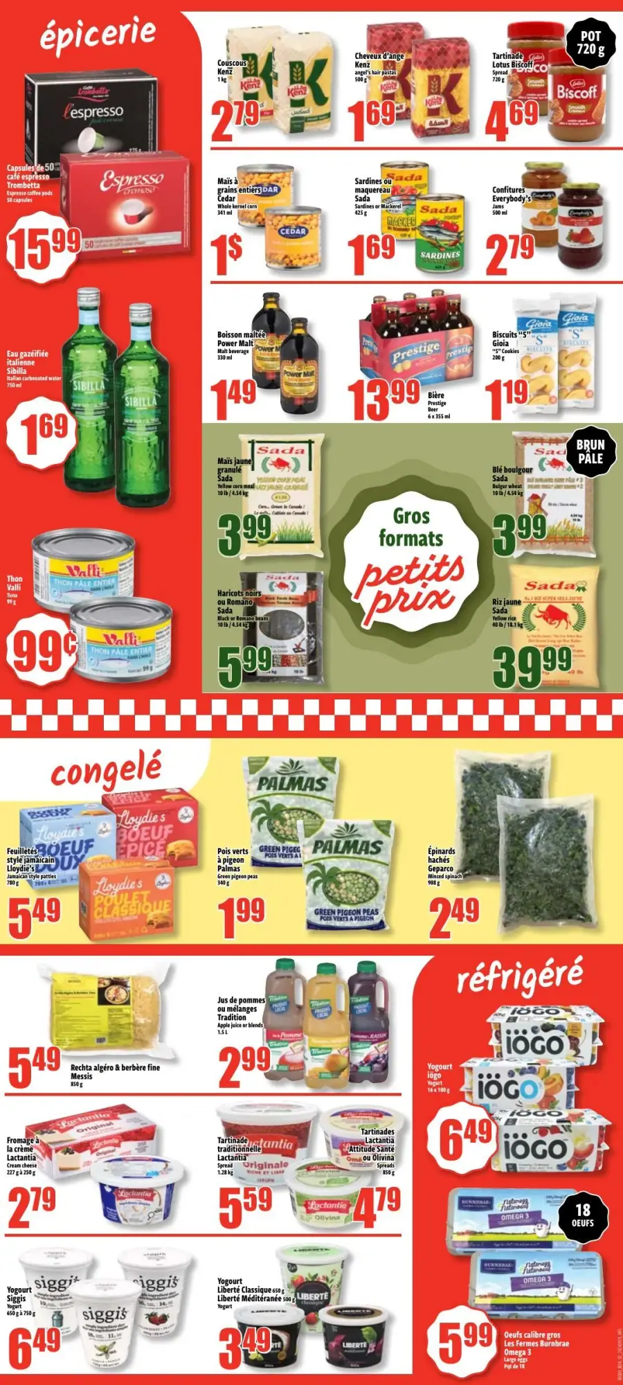 Page 2 de la circulaire Bonanza Lalumière