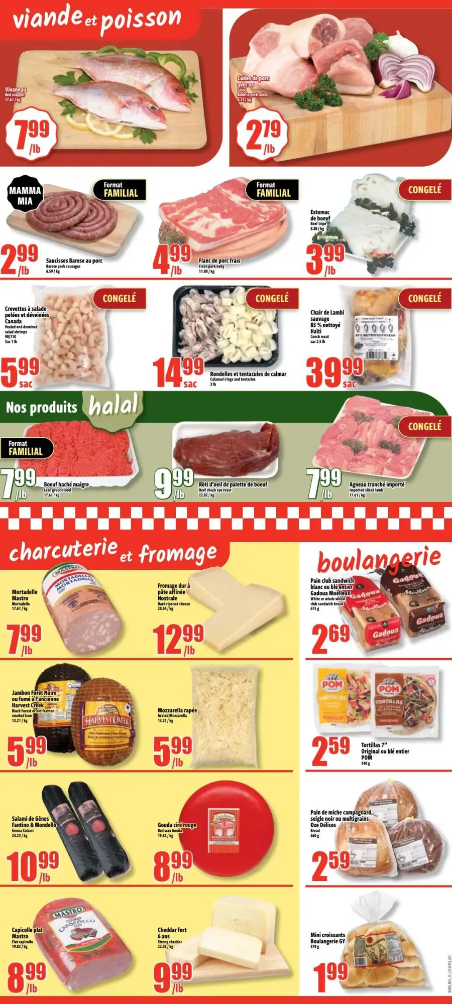Page 3 de la circulaire Bonanza Lalumière
