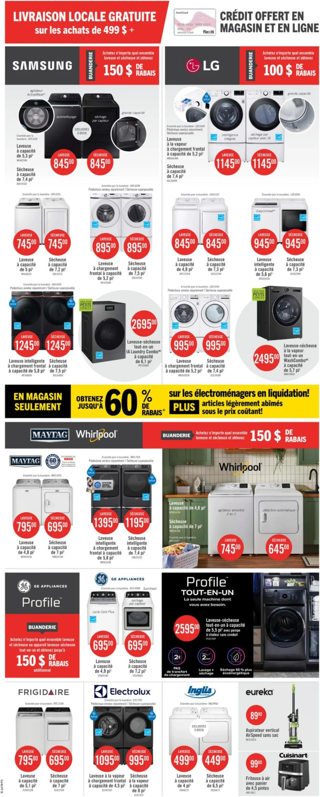 Page 4 de la circulaire Brick Le Plus Grand Solde Au Pour Les éLectroméNagers