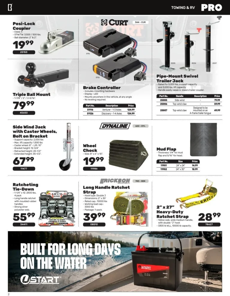 Page 2 de la circulaire Bumper To Bumper Pro