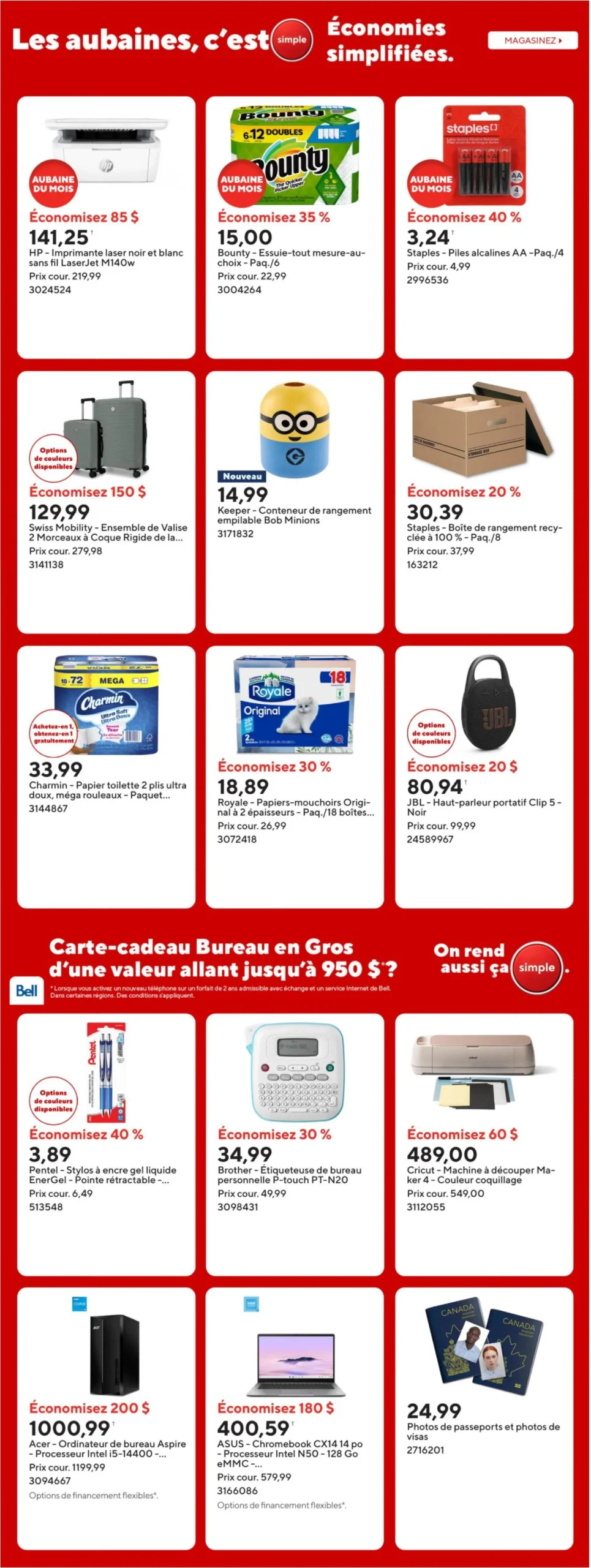 Page 2 de la circulaire Bureau En Gros