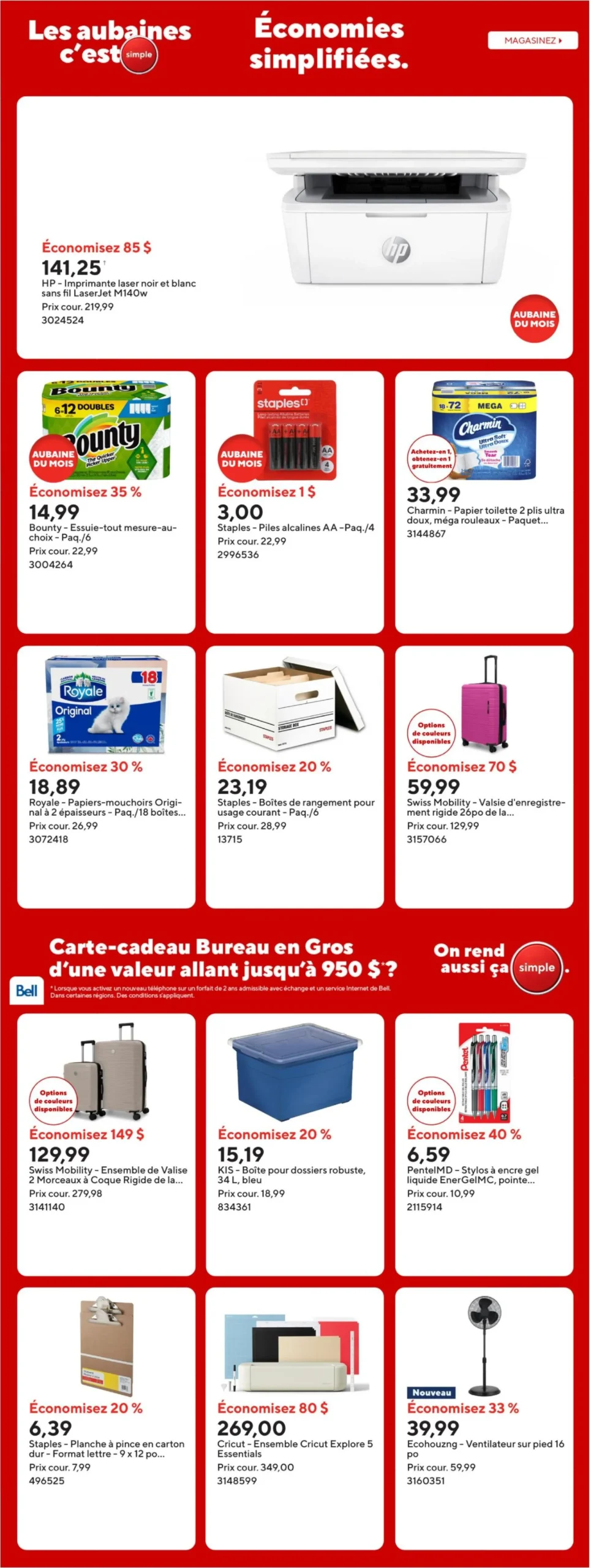 Page 2 de la circulaire Bureau En Gros