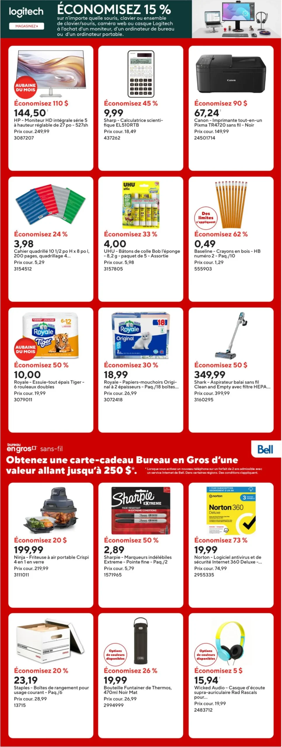 Page 3 de la circulaire Bureau En Gros
