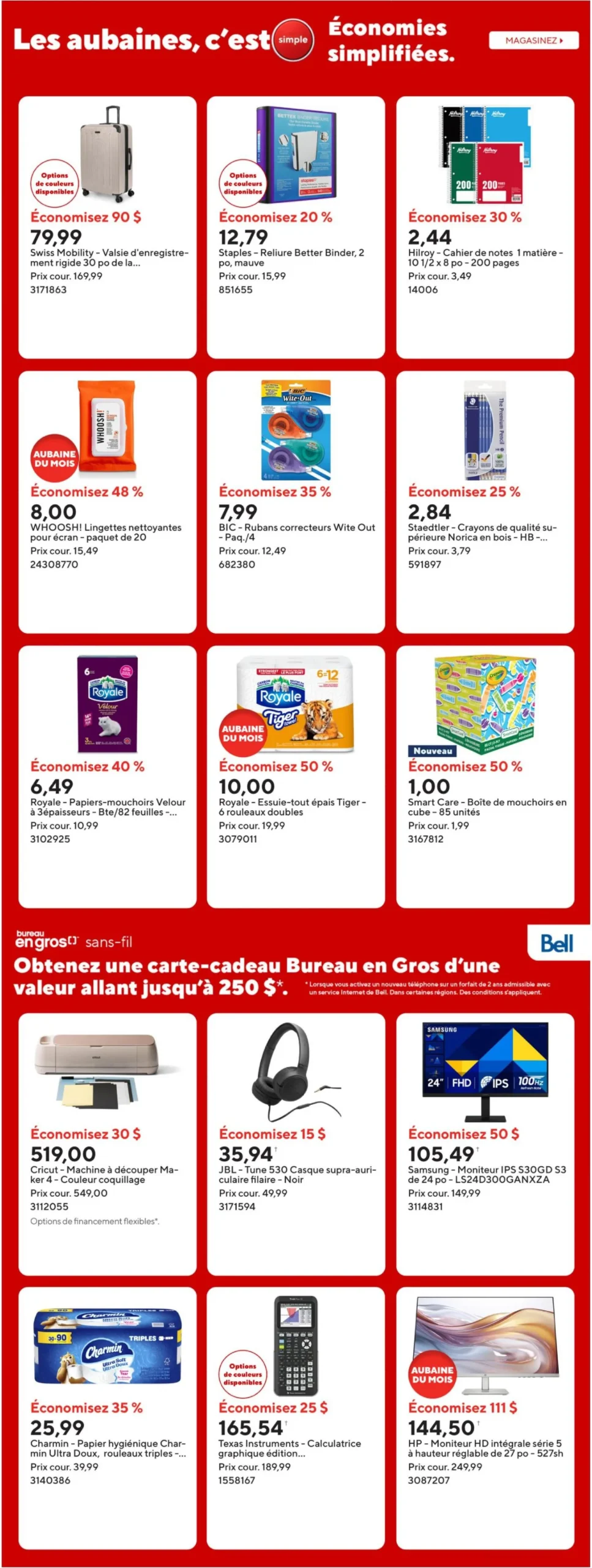 Page 3 de la circulaire Bureau En Gros