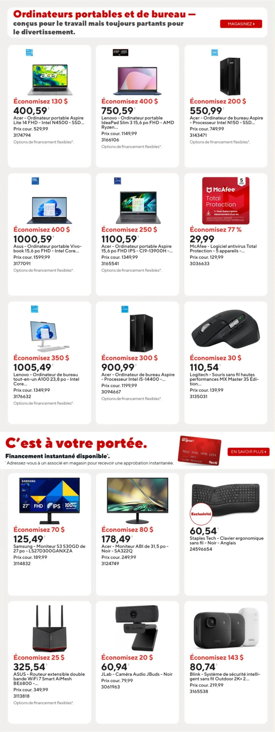 Page 5 de la circulaire Bureau En Gros