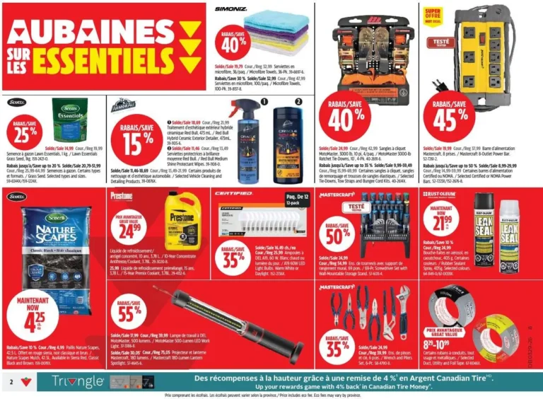 Page 2 de la circulaire Canadian Tire